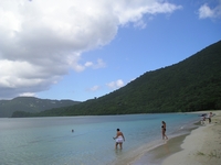St Thomas strand caribische zee